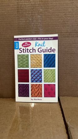 Knit stitch guide