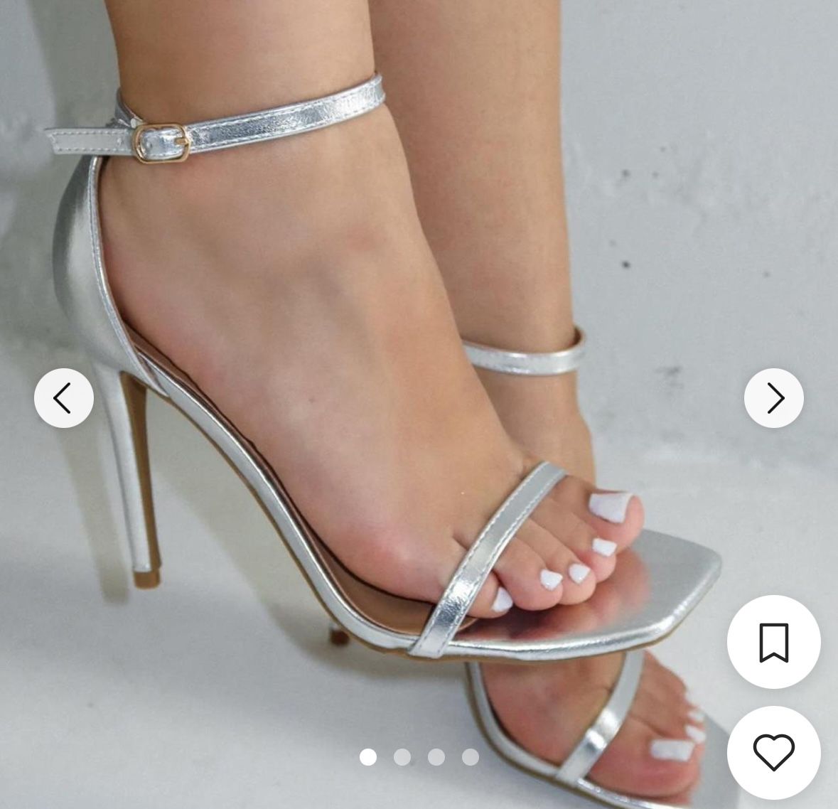 Women's Silver Heels