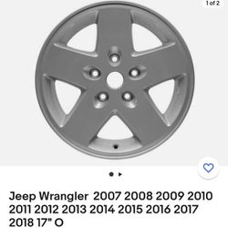 Jeep Wrangler 2018 Wheels Set Of 5