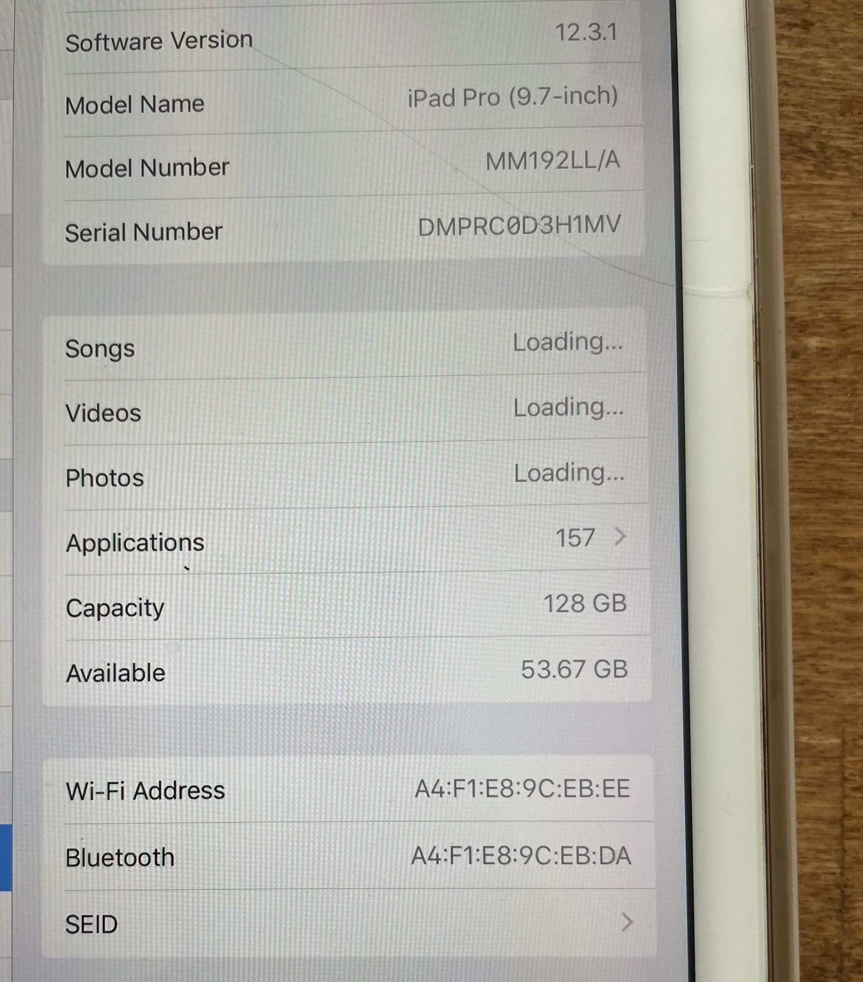 iPad Pro 9.7” Rose gold
