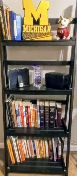 Black book shelf