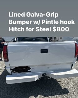 Utility Truck Rear Bumper Steel Chevy, Gmc, Ford