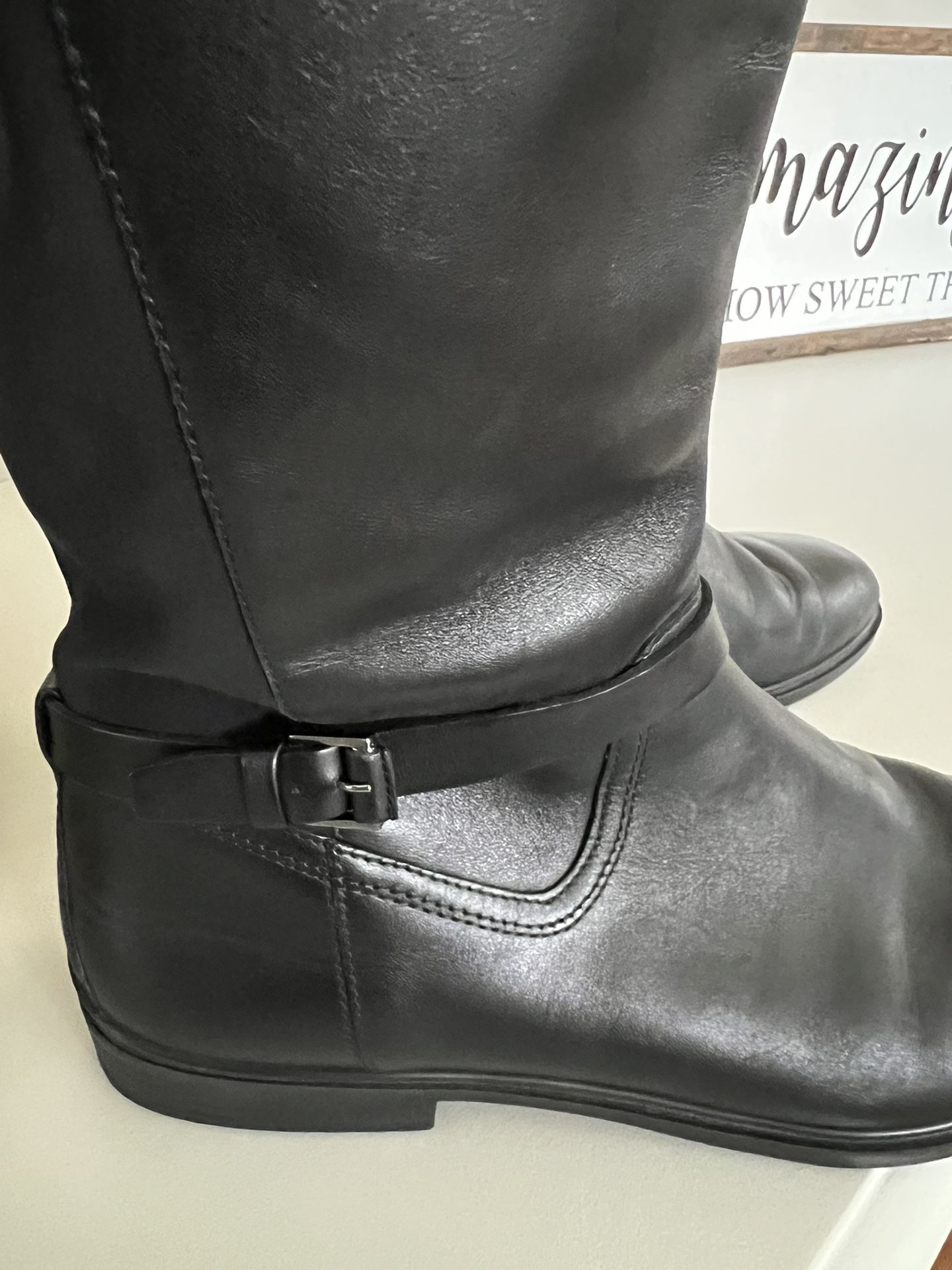 Ecco Women’s Black Leather Boots