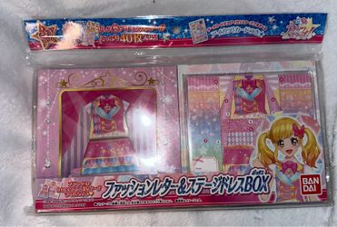 Bandai Aikatsu Stars! Fashion Letter & Stage Dress Box