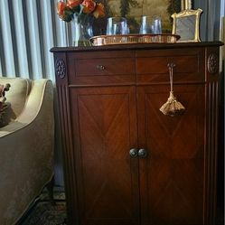 Vintage Bar Cabinet 
