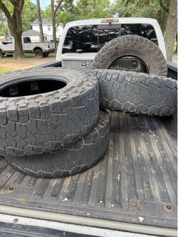 Toyo 35” tires (4)..Poor man’s tire deal!!