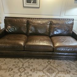 100% Leather Couch