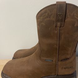 Men’s Ariat Work Boots Size 8 Worn Once 