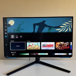  Samsung - Odyssey G7 28” 4K UHD IPS AMD FreeSync Premium Pro & G-Sync Compatible Smart 144Hz 1ms Gaming Monitor - Black