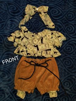 Baby money bag costume