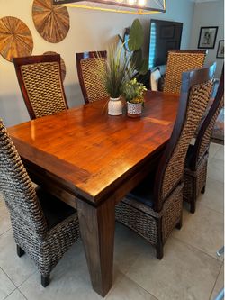 Dining room table