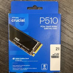 Crucial P510 NVME SSD