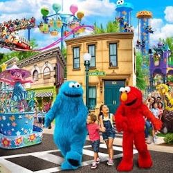 Sesame Place (or Seaworld) All Day 4 Tickets Valid for one one day of your choice in August and September 