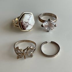 Silver rings
