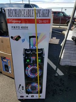 Bocinas karoke con Bluetooth