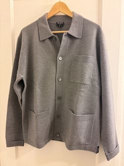 Todd Snyder Grey Merino Wool Pub Jacket – Men’s Medium