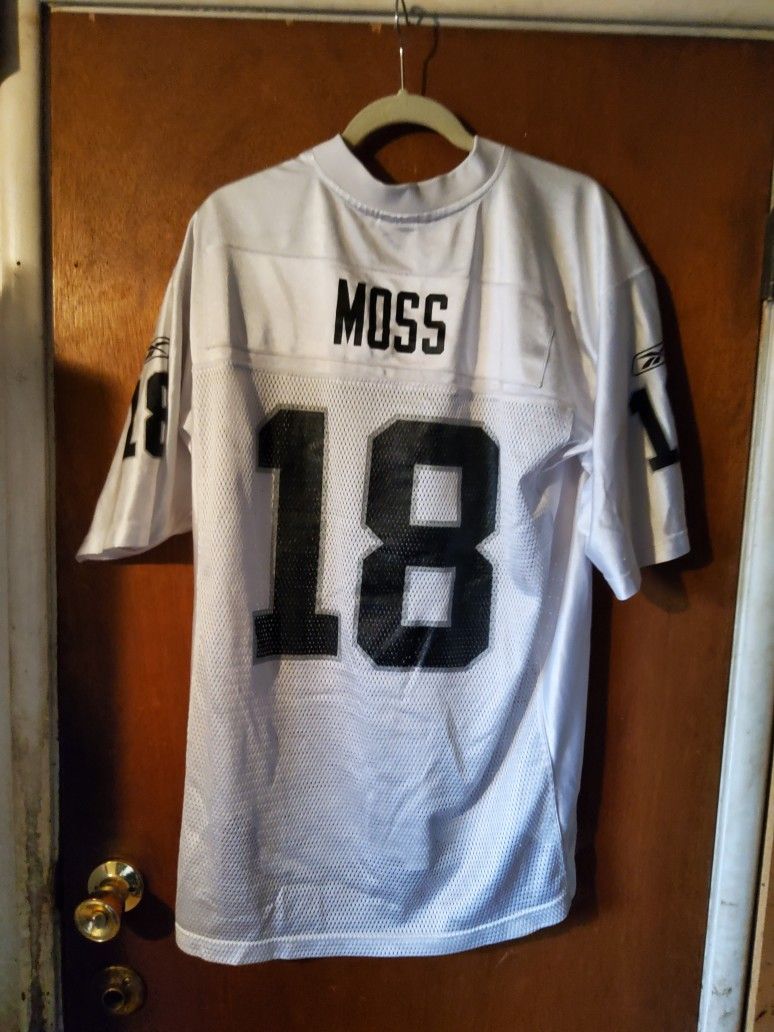 Raiders MOSS Jersey Size Large
