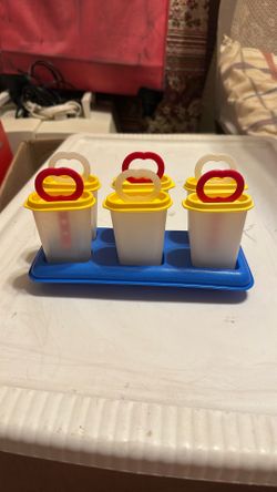 Vintage Tupperware Ice Tups popsicle molds.