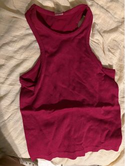 Burgundy Mock Neck Top