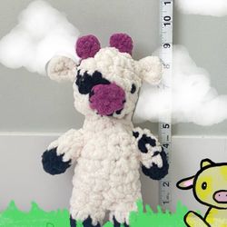 Handmade Crochet Cow 