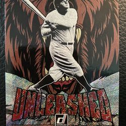 Babe Ruth 2022 Panini Donruss Baseball #UL-13 UNLEASHED FOIL INSERT! 