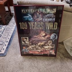 PITTSBURGH ZOO 100 YEARS WILD PICTURE SIZE 24X18