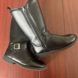 Toodler Black Boots Size 10M