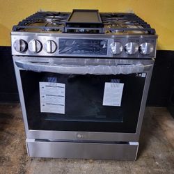 LG InstaView 5 Burner Slide In Stove With Air Fry 30 Wide 8U