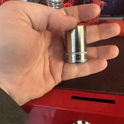Snap On 3/8 Semi Deep Chrome Sockets
