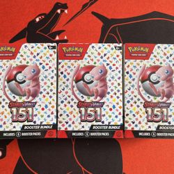 Pokémon 151 Booster Bundle x3 Brand New Sealed