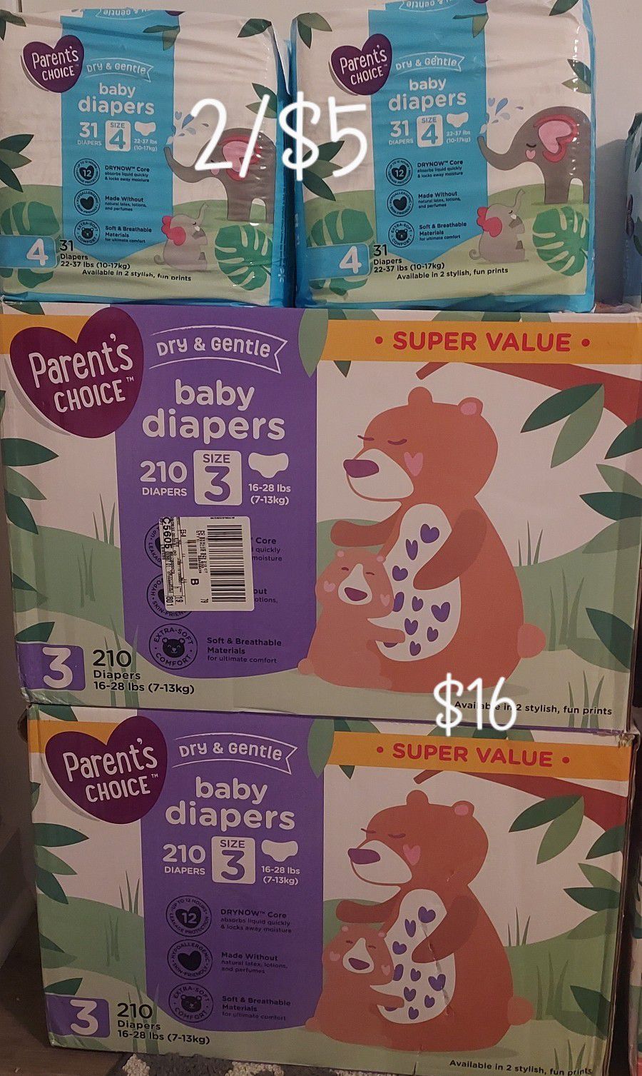 Parents Choice Diapers