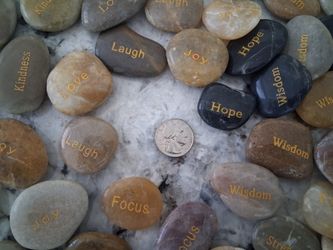 Engraved River Rocks (75 count)