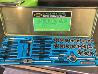 Pow'r Pak 40 Piece Tap & Die Set