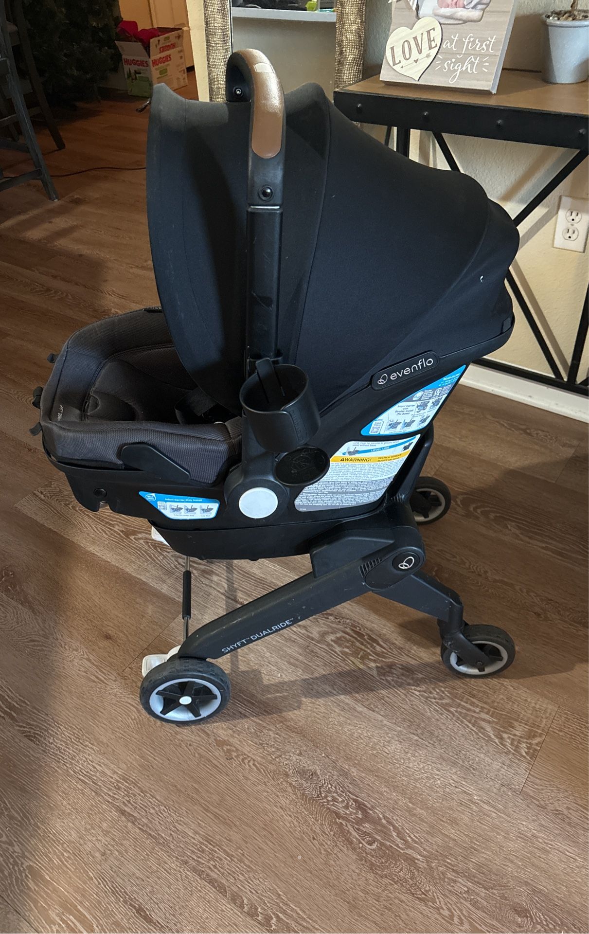 Evenflo Shyft Dual Ride Infant car seat Stroller