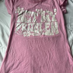 Girls Pajama shirt size small (3-5) 