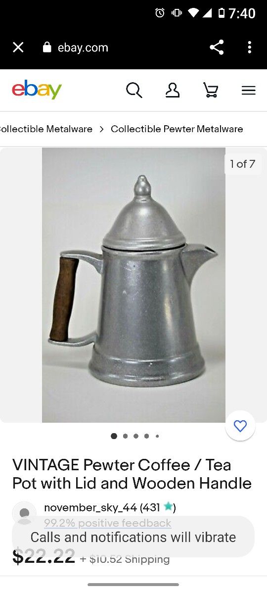 Coffee Pot 1900's