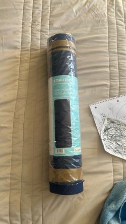 Blue yoga mat -new!
