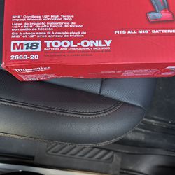 M18 18V Lithium-Ion Cordless 1/2 in. Impact Wrench W/ Friction Ring 