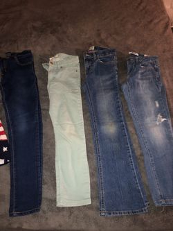 Girls pants and dress size 8