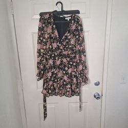 Pink Floral Dress 