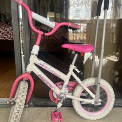 12” inch girl’s bike for 3-5 years old (Preschoolers, Comes With 2 Helmets)