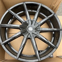 24” LEXANI® - CSS-15 WITH EXPOSED LUGS Gloss Black  Only One