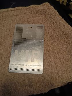 Rev VIP Pass Indianapolis Motor Speedway Collectible