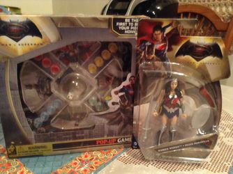 Trouble board game and action figure