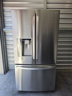 LG STAINLESS STEEL FRIDGE
