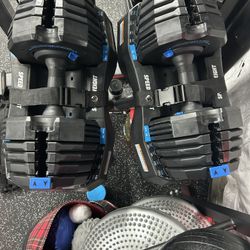 Nordic Track Adjustable Dumbbells 12.5-55lbs With Stand