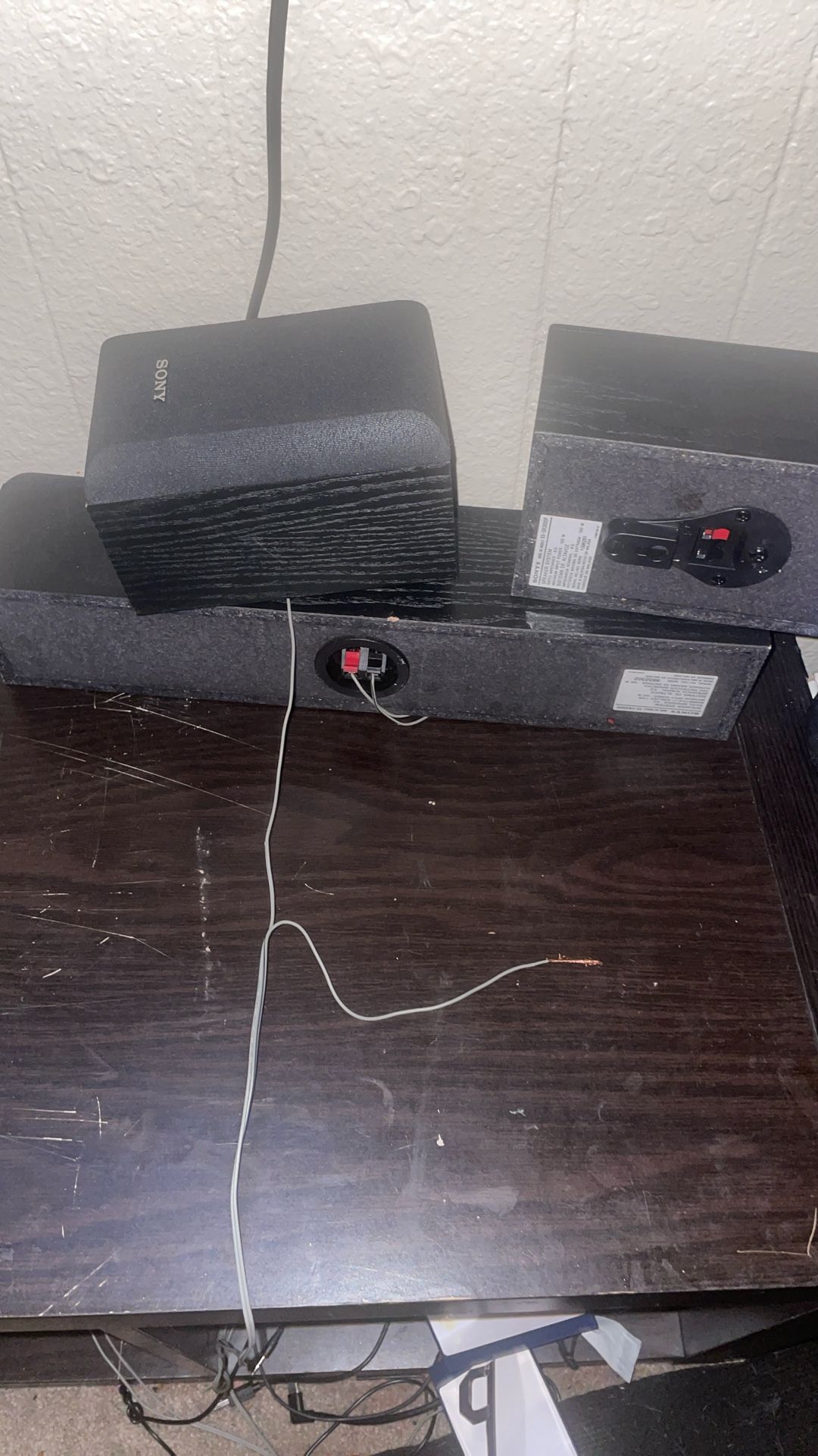 Sony Sound Bar And Speakers