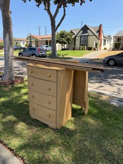 Dresser & twin bed