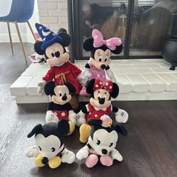 Disney Plush Collection Lot 