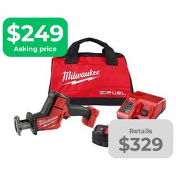 NEW Milwaukee 2719-21 M18 Fuel Hackzall Kit, New, Opened for Picturing